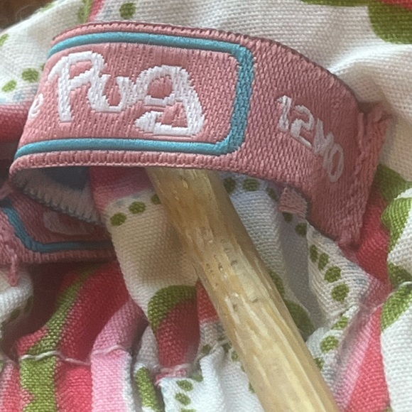 Jelly the Pug Baby Girls Pink Patty Tiered Ruffle Dress Size 12 mo - Picture 7 of 7